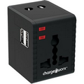 Chargeworx Dual USB International Travel Adaptor